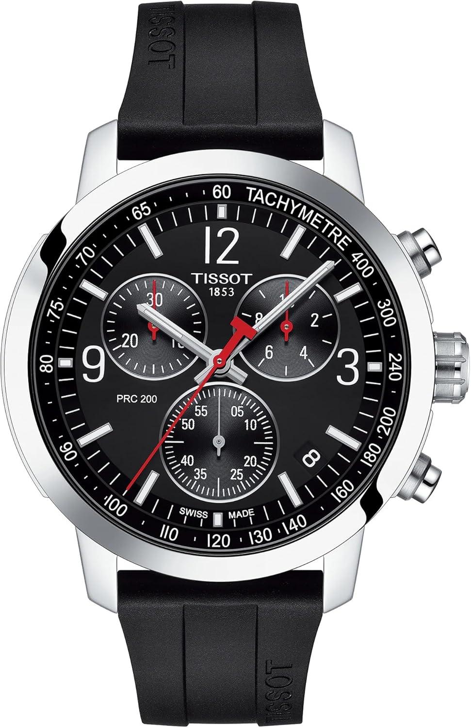 Tissot Men's Watches PRC 200 GTS SS BK RB BK Arab IND CHR
