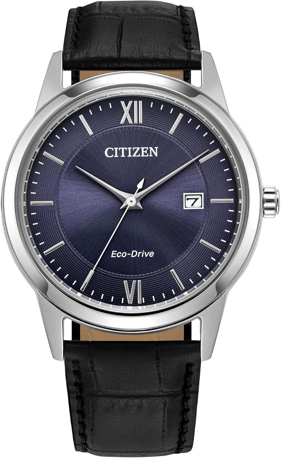 Citizen Men's Classic Eco-Drive Leather Strap Watch - AW1780-09L