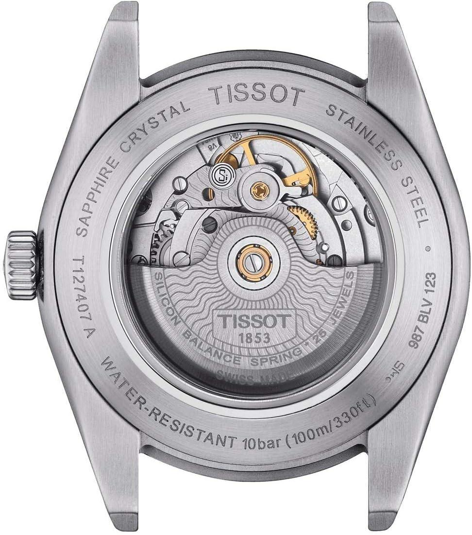 Tissot Men's Gentleman Stainless Steel Dress Watch T1274071104100