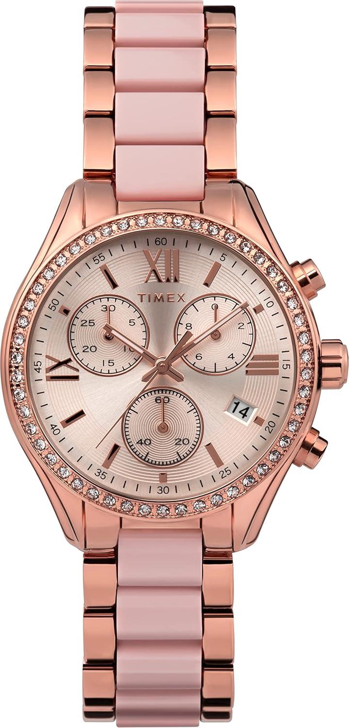 Timex Women's Premium Dress 38mm Watch - Rose Gold-Tone Bracelet