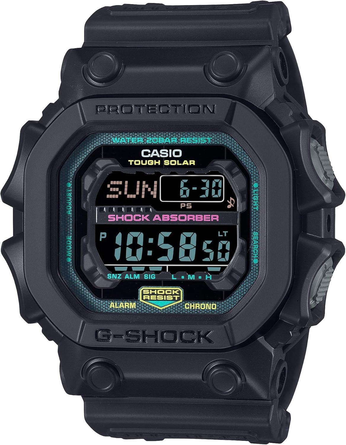 G-Shock Casio GX-56 Series Digital Multi-Color Black Resin Watch - GX56MF-1