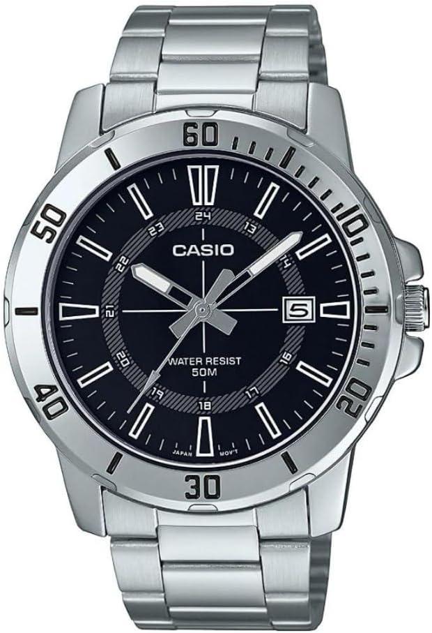Casio MTP-VD01D-1CV Men's Enticer Stainless Steel Sporty Watch