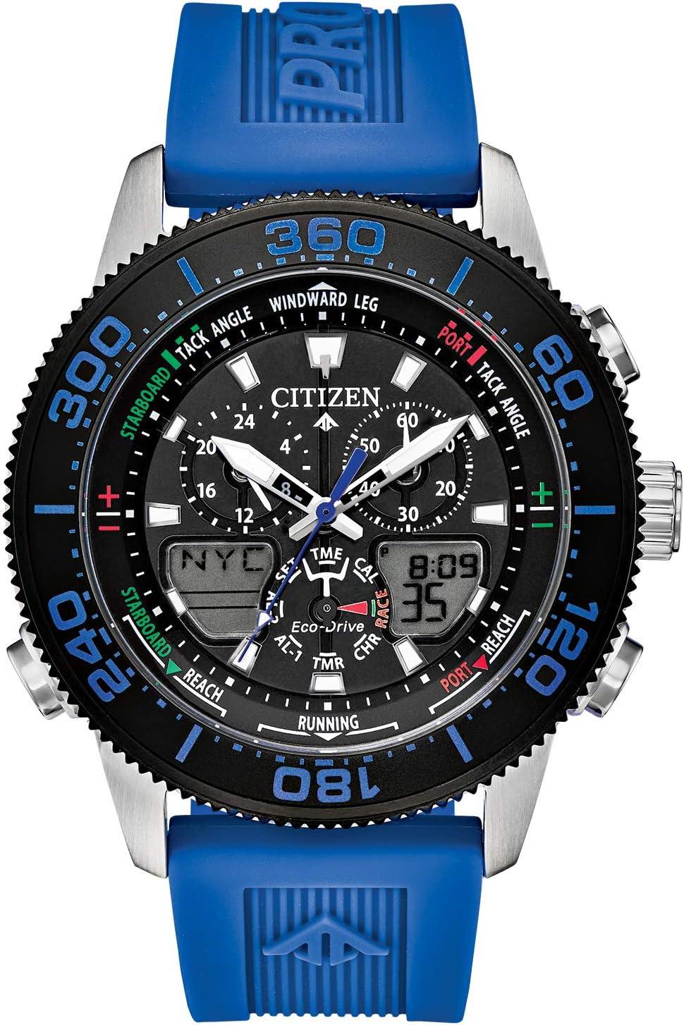 Citizen Eco-Drive Sailhawk Watch - Yacht Timer, Chronograph, Dual-Time