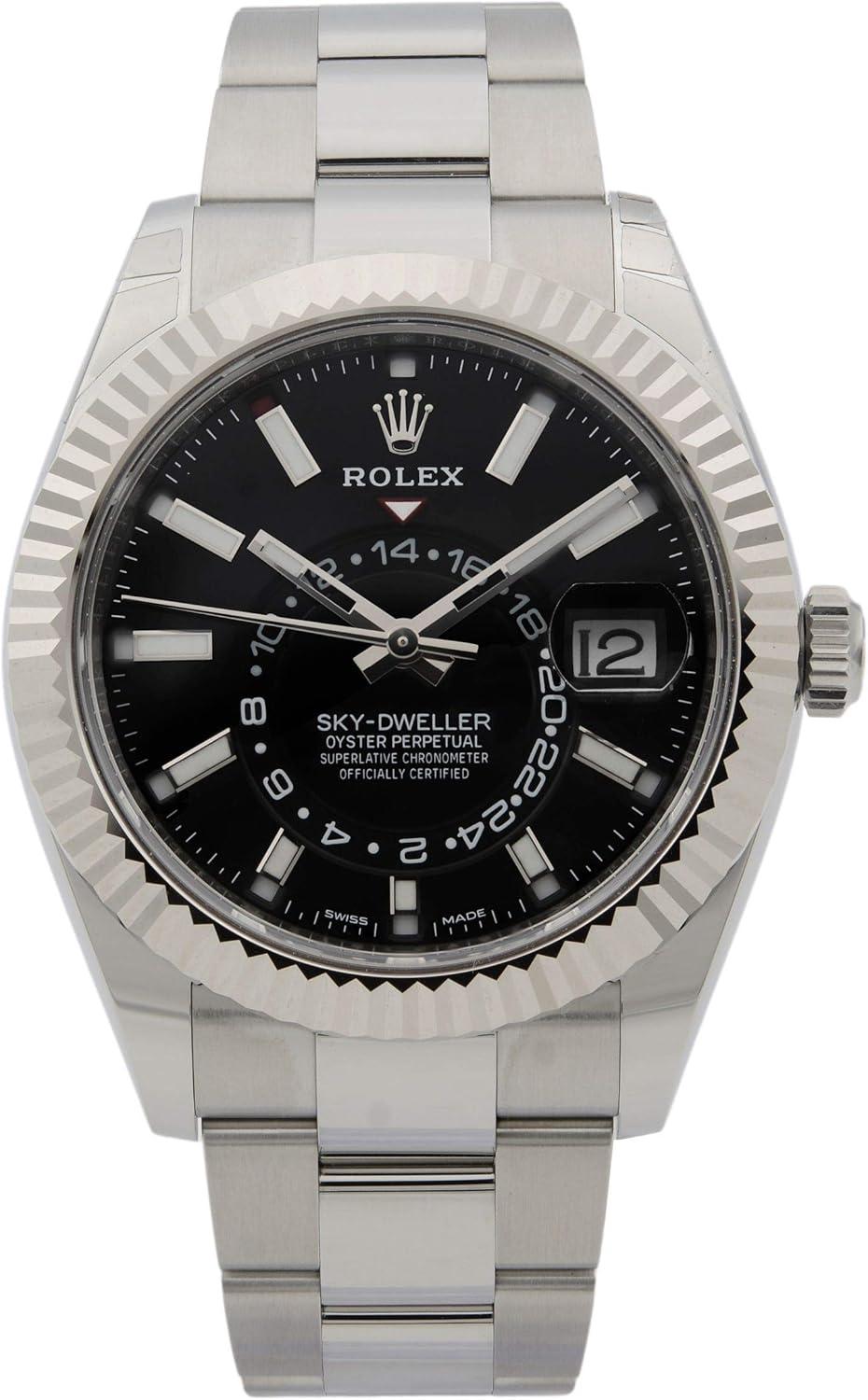 Rolex Sky-Dweller Black Dial Automatic Men's Oyster Watch 326934BKSO