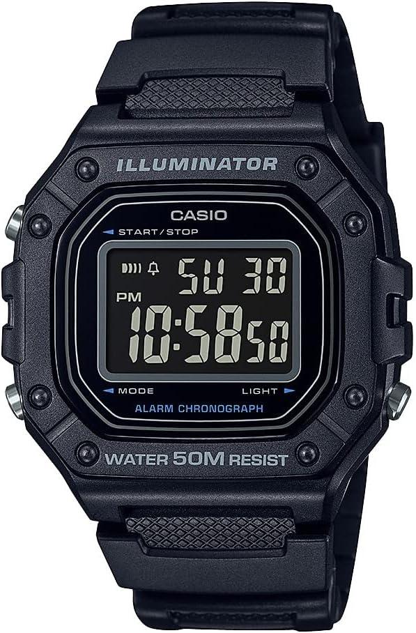 Casio W218H Series Men’s Digital Watch - Precision and Style Combined
