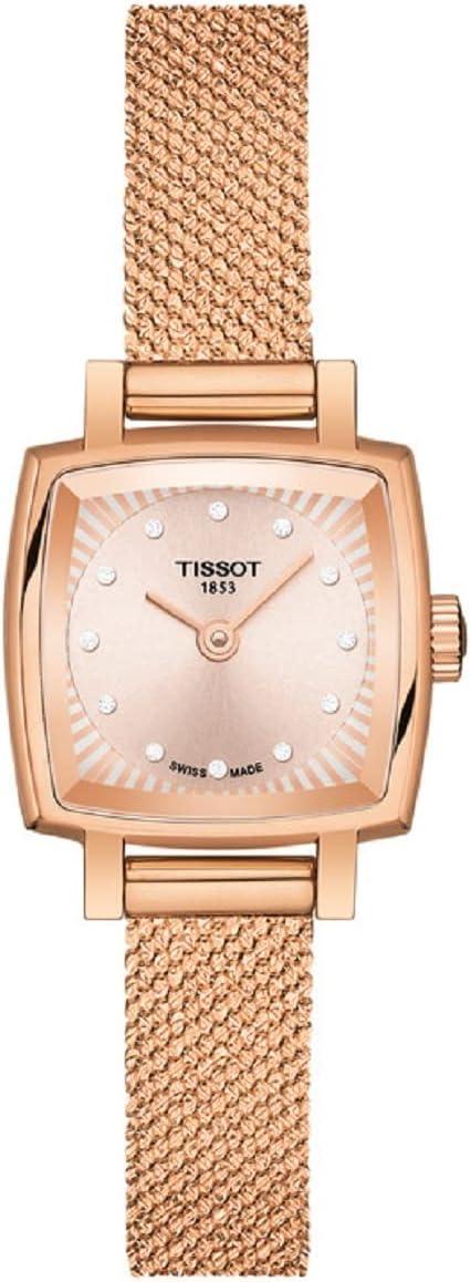 Tissot Women's Lovely Stainless Steel Dress Watch Rose Gold T0581093345600