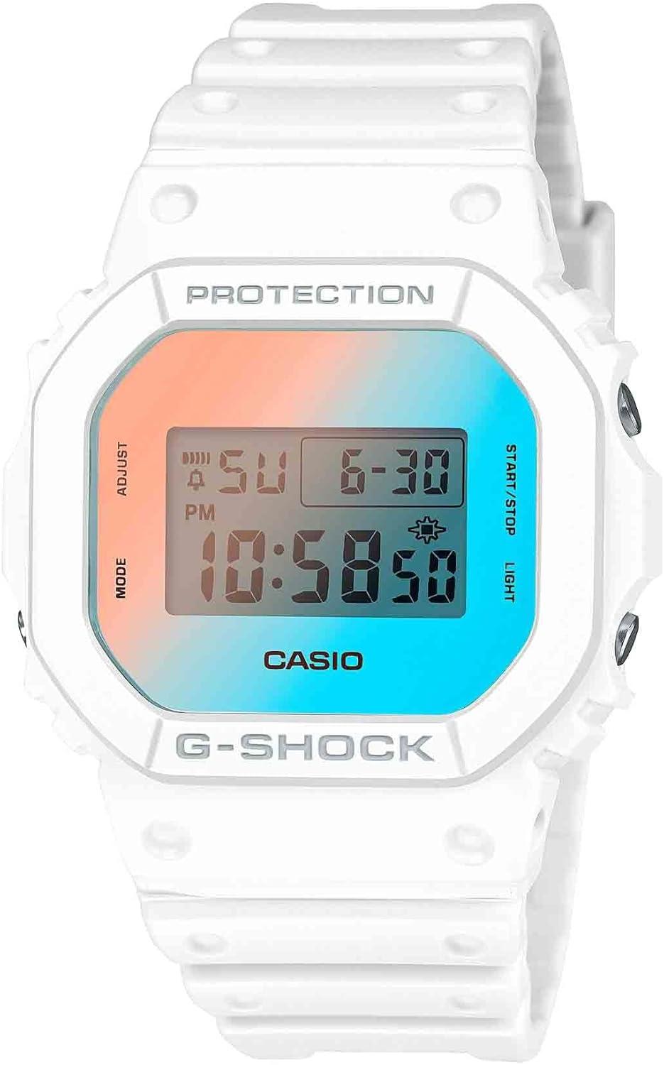 Casio G-Shock Beach Time Lapse White Digital Watch DW-5600TL-7