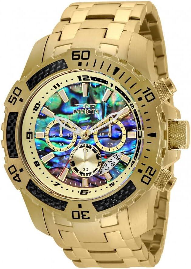 Invicta Men's Pro Diver Scuba Quartz Watch, Gold, Model 25094