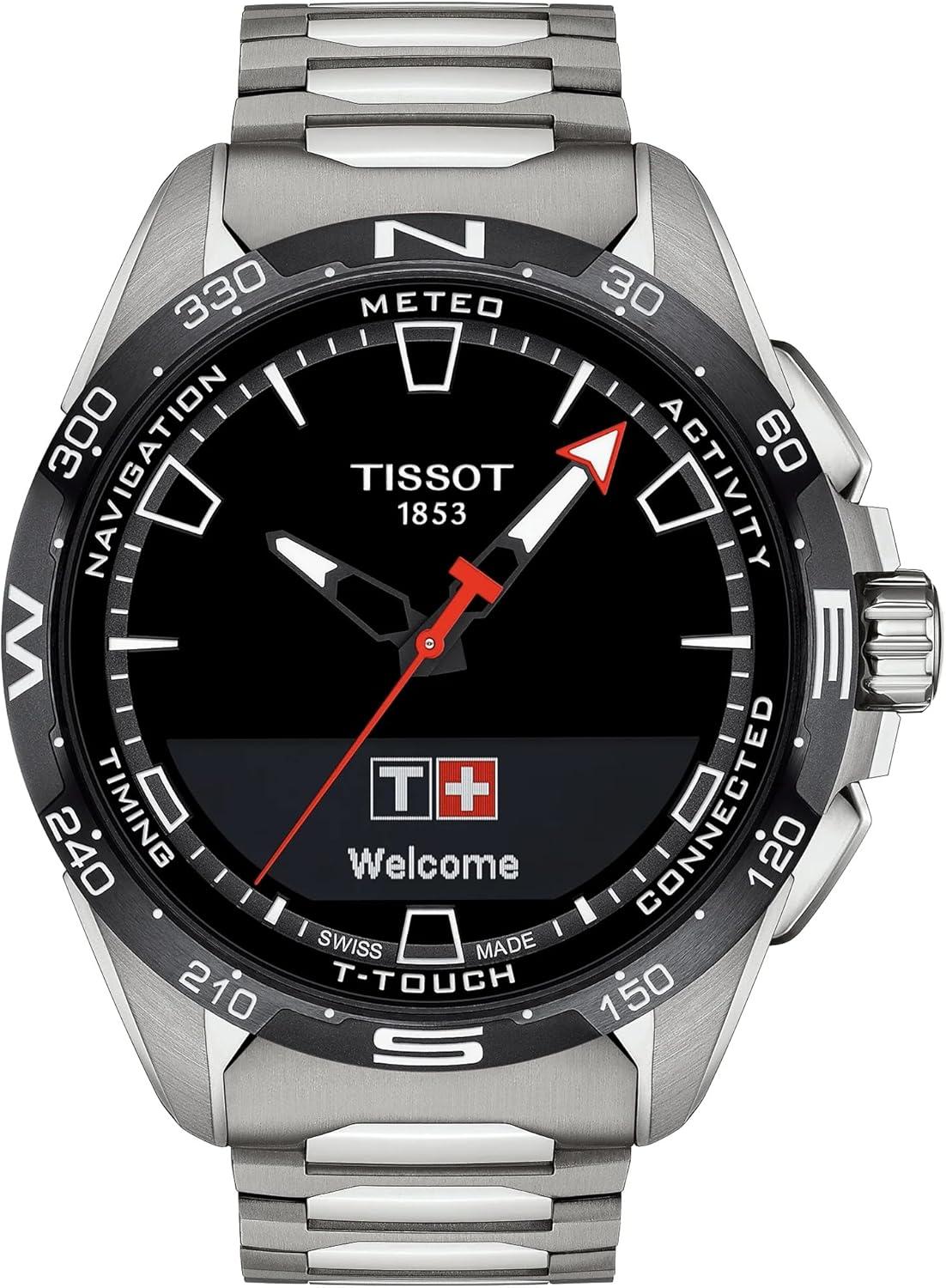 Tissot Unisex T-Touch Connect Solar Antimagnetic Titanium Case Swiss Tactile Quartz Watch