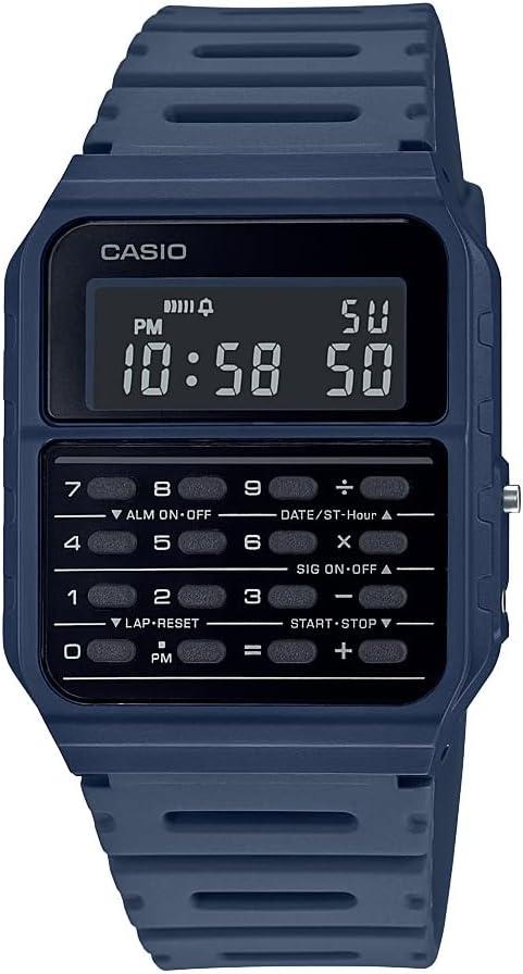 Casio Data Bank Vintage Style Calculator Stop Watch CA53WF-2B