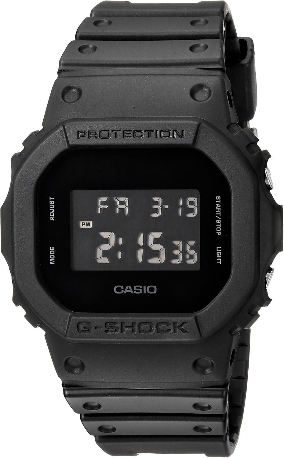 Casio Men's DW-5600BB-1CR G Shock Digital Display Quartz Black Watch
