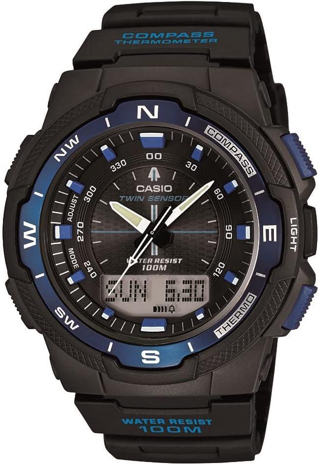 Casio Sports Japanese-Quartz Watch with Resin Strap, Black