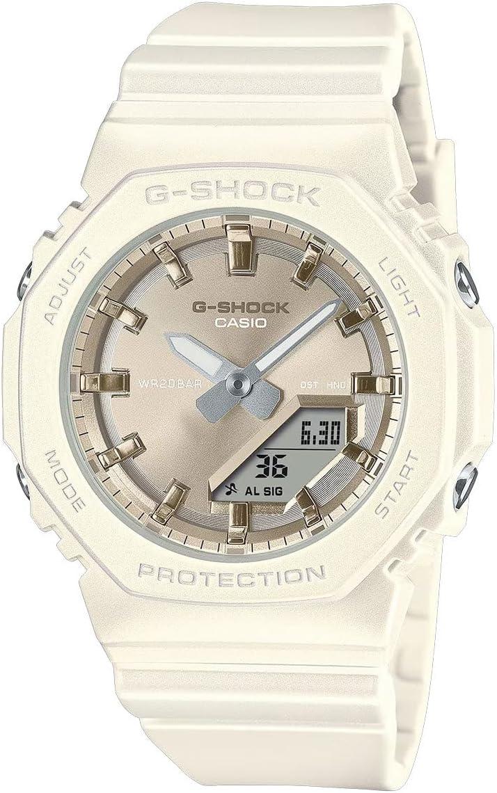 Casio G-Shock Women's GMAP2100ST-7A White/Gold Analog-Digital Watch