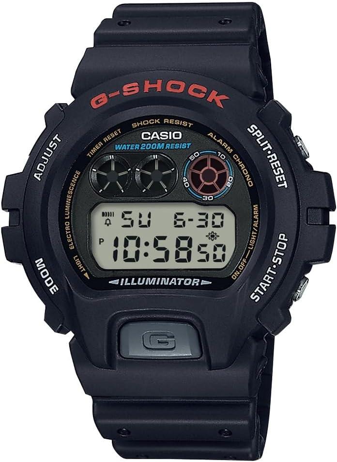 Casio Men's G-Shock DW6900-1V Black Resin Sport Watch