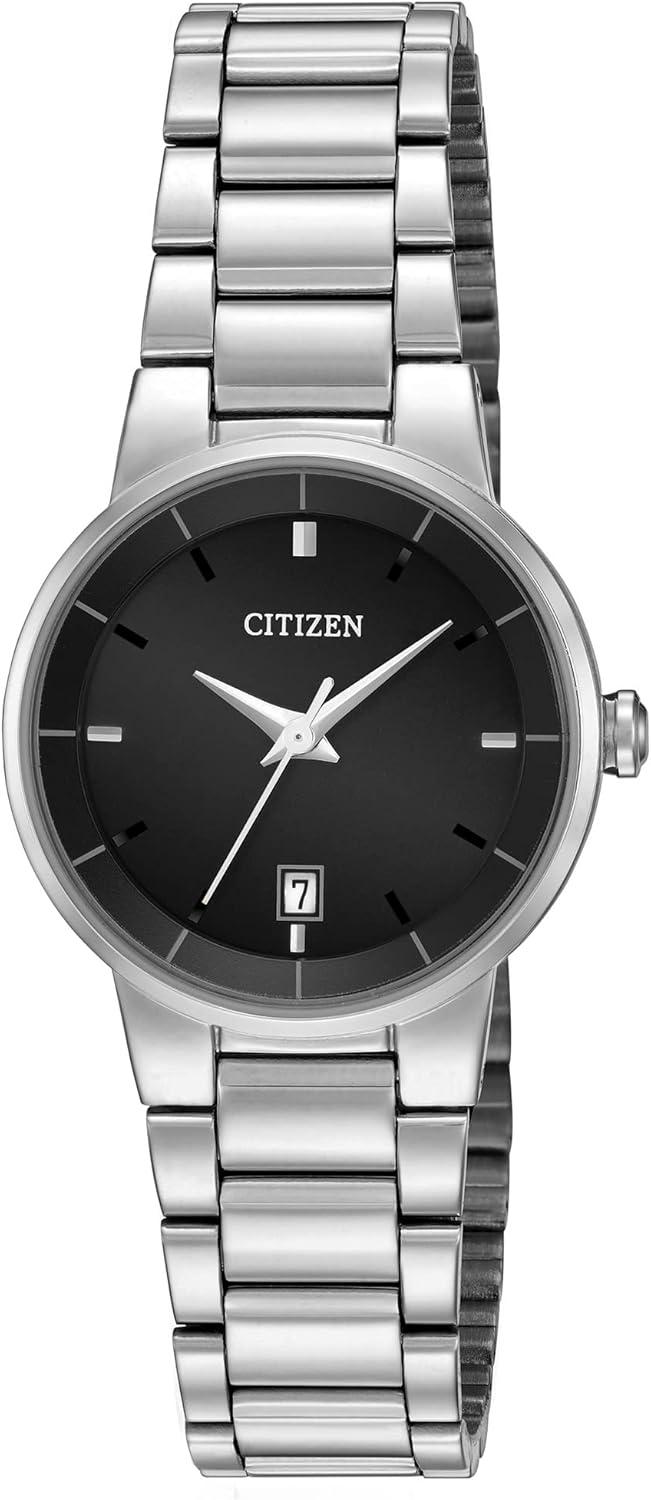 Citizen Quartz Women's Watch, Stainless Steel, Classic, Silver-Tone