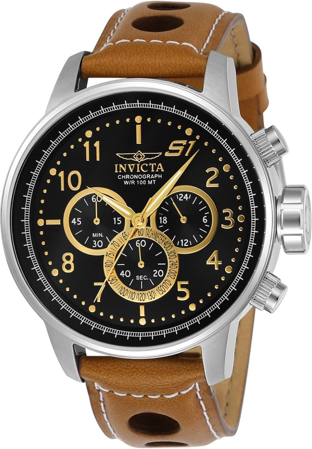 Invicta Men's 23597 S1 Rally Analog Display Quartz Brown Watch