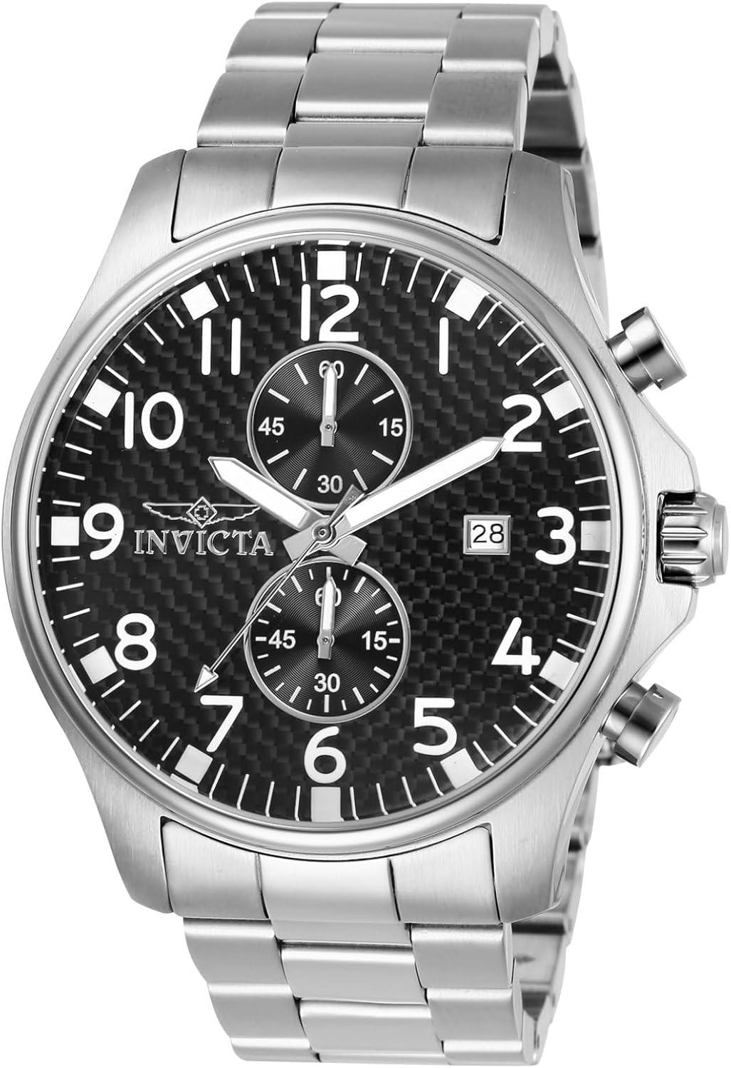 Invicta Men's Specialty Quartz Watch with Stainless Steel Band - Model 0379