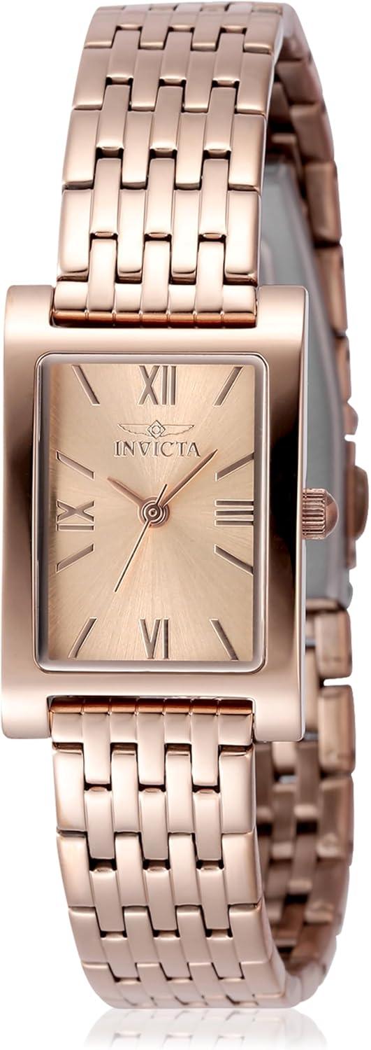 Invicta Angel Lady 19.5mm PC21J Rose Gold Bracelet Watch