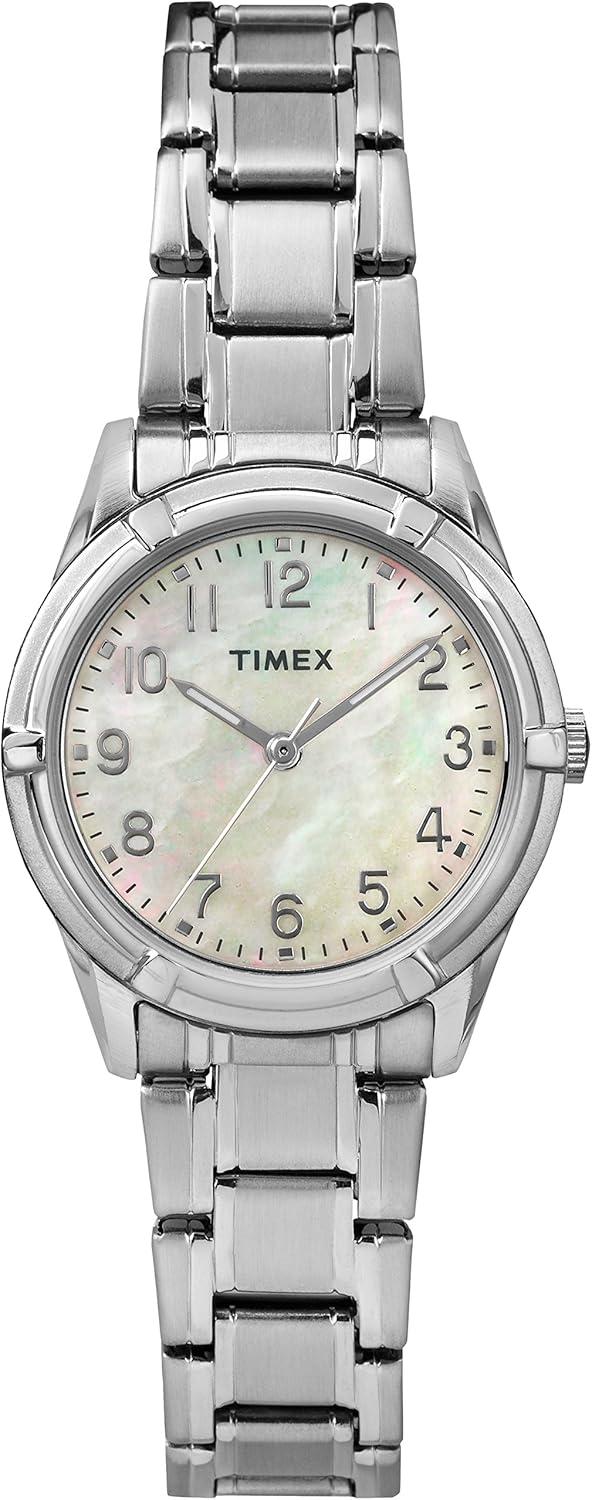 Timex Women's TW2P76000 Easton Avenue Silver-Tone Stainless Steel Bracelet Watch