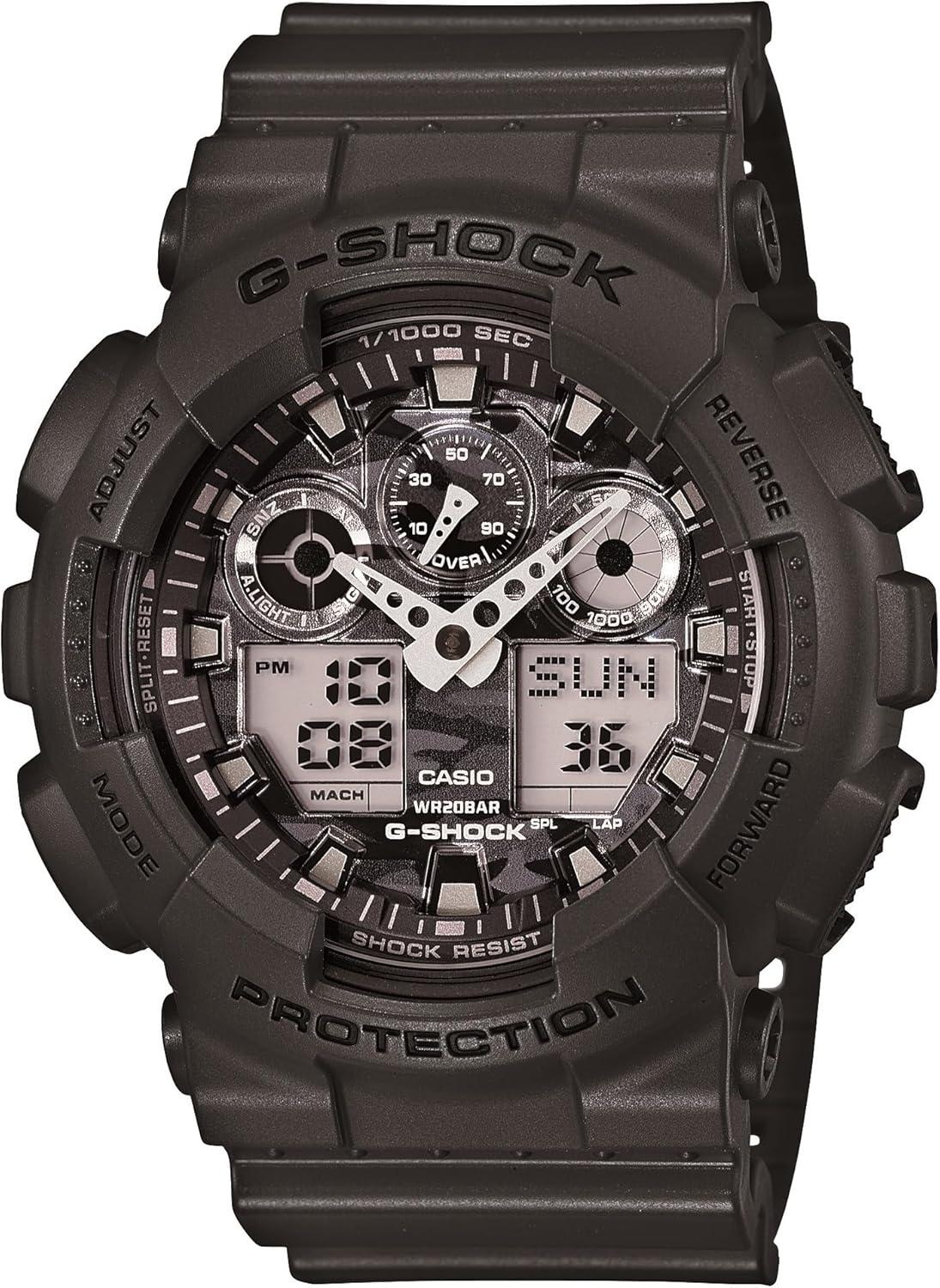 Casio 200M WR Shock Resistant Watch - Model GA-100CF-8CR