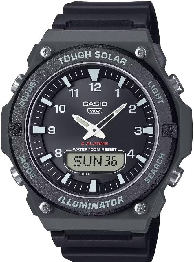 Casio AQ-S820W Series | Black/Black | Tough Solar Ana-Digital Watch