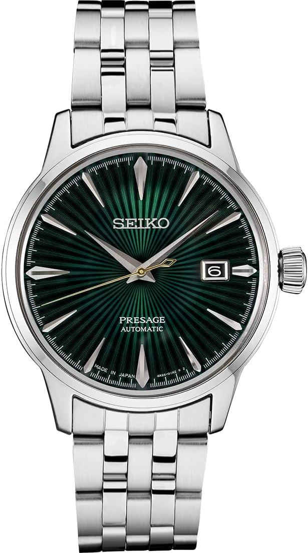Seiko SRPE15 Automatic Watch for Men - Jewel Green Dial