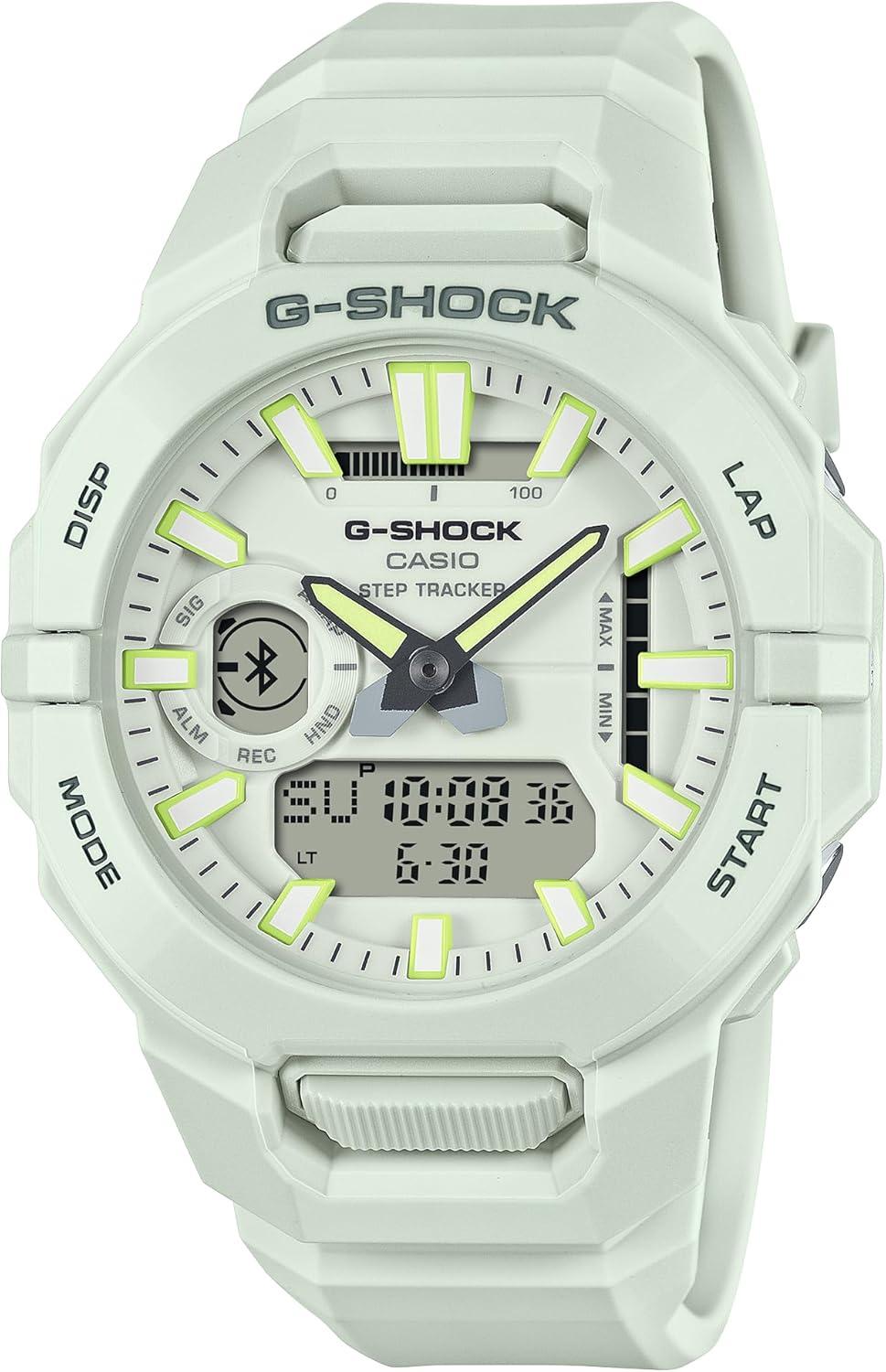 Casio G-Shock Move GBA-950 Series Ana-Digital White Resin Watch 48.5mm - GBA950-7A