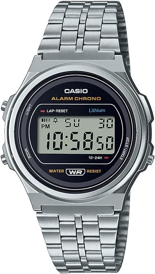 Casio Casual Watch A171WE-1ACF - Unisex Digital Elegance