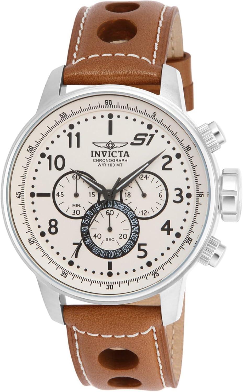 Invicta Men's 16009 S1 Rally Analog Display Quartz Brown Watch