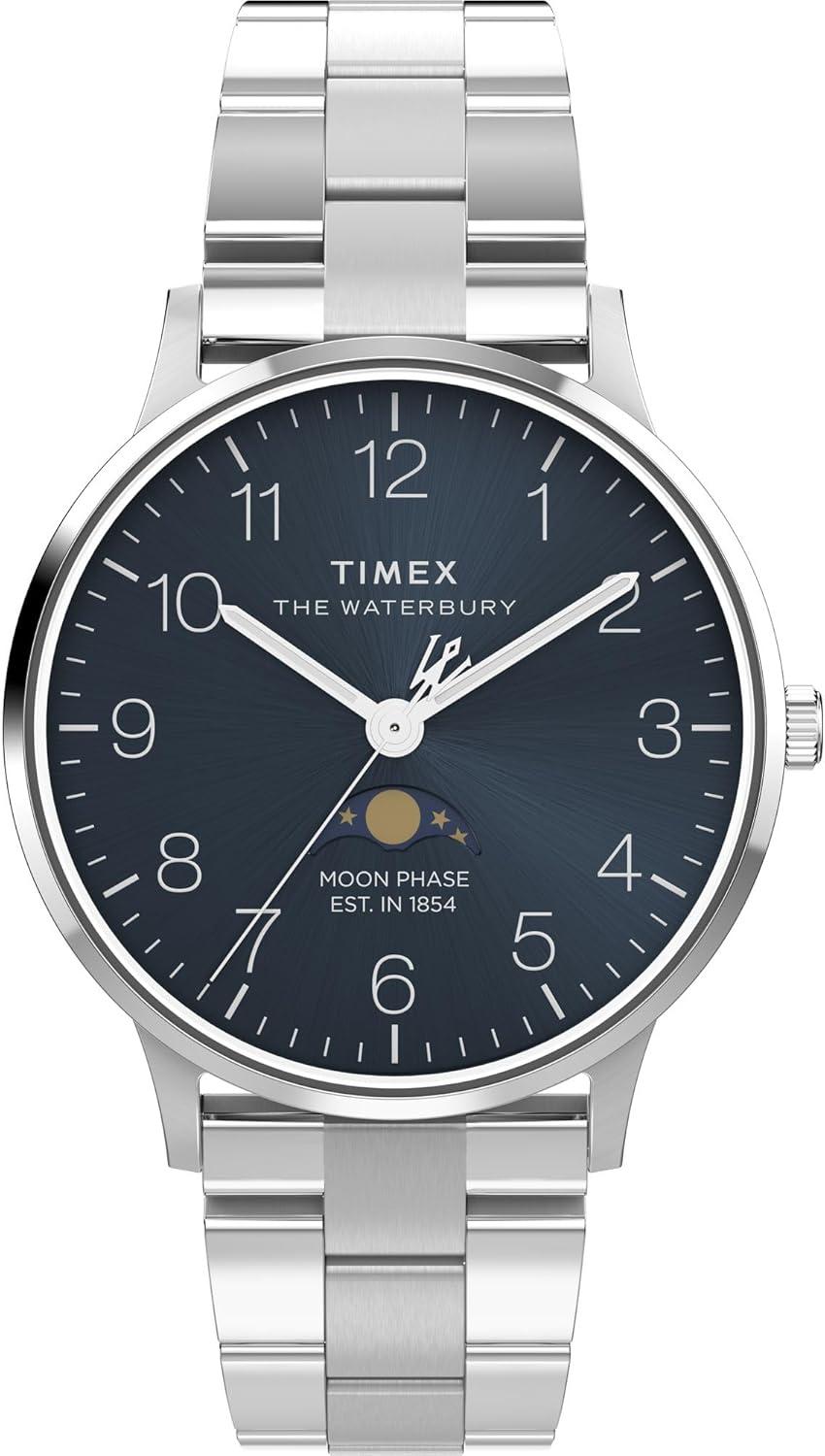 Timex Men's Waterbury Classic Moon Phase 40mm Watch