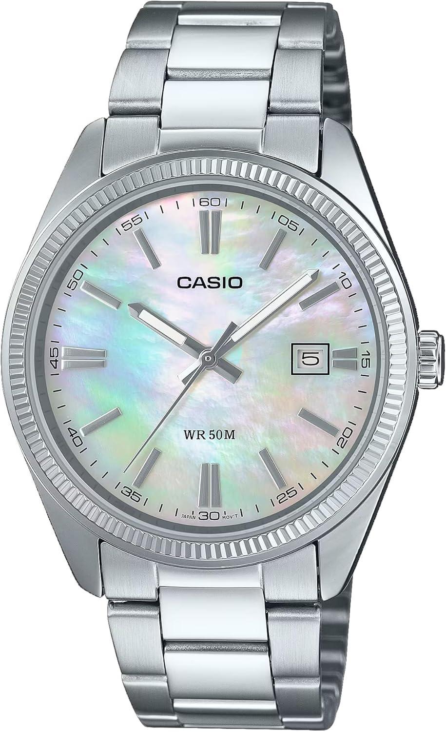 Casio Analog Metal Watch Pearl MTP1302PSC-7: A Timeless Classic