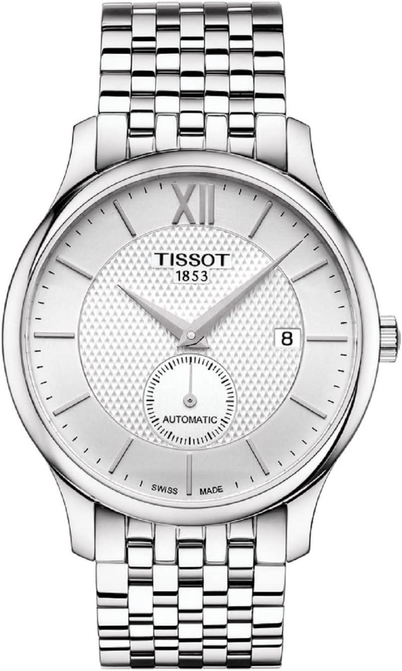 Tissot Men's Tradition Stainless Steel Dress Watch Grey T0634281103800