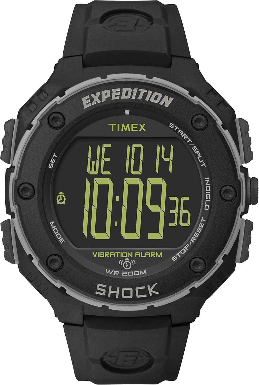 Timex Men's T49950 Expedition Shock XL Vibrating Alarm Watch