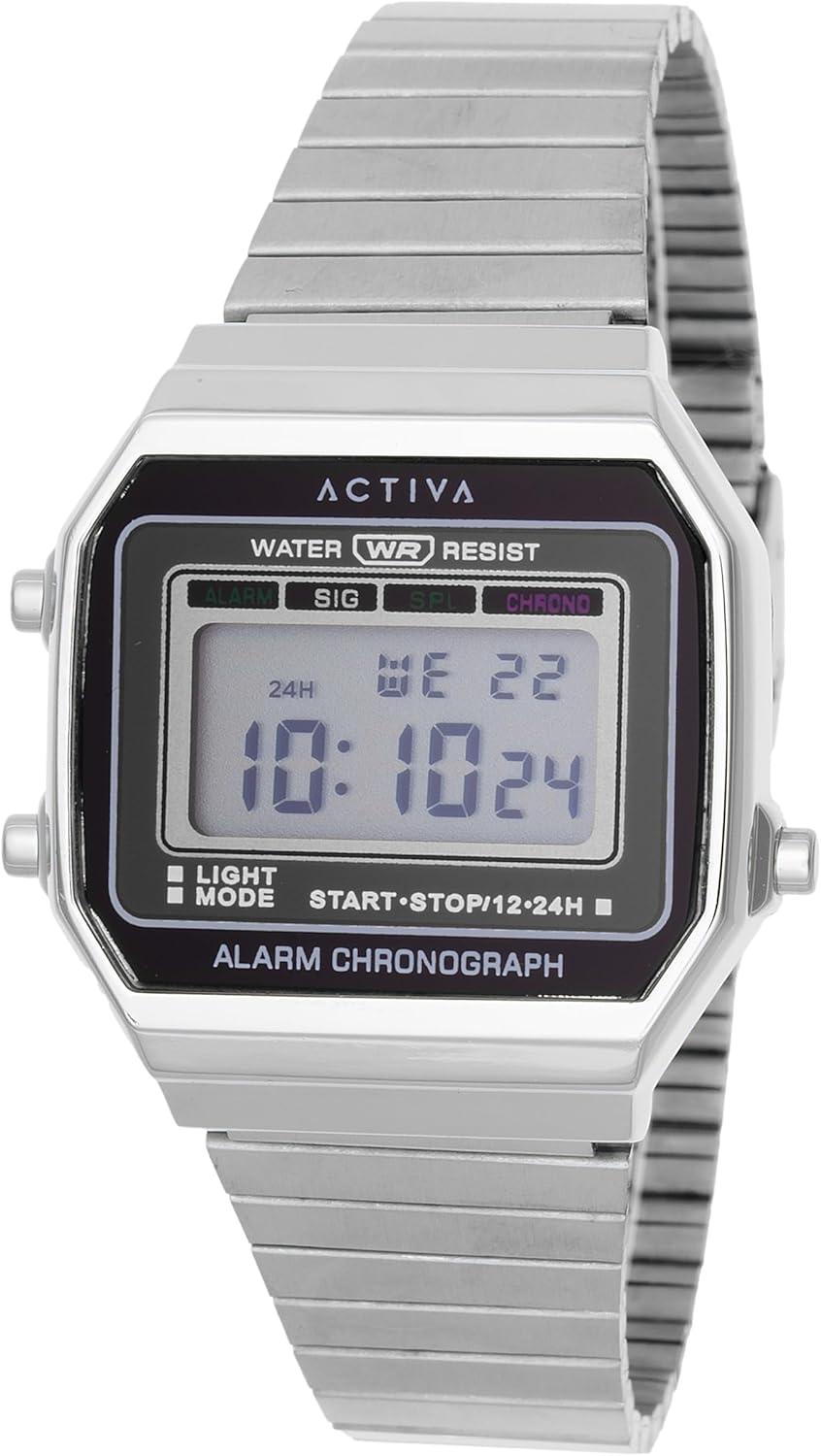 Invicta Digital Watch Silver Black - ACWV004