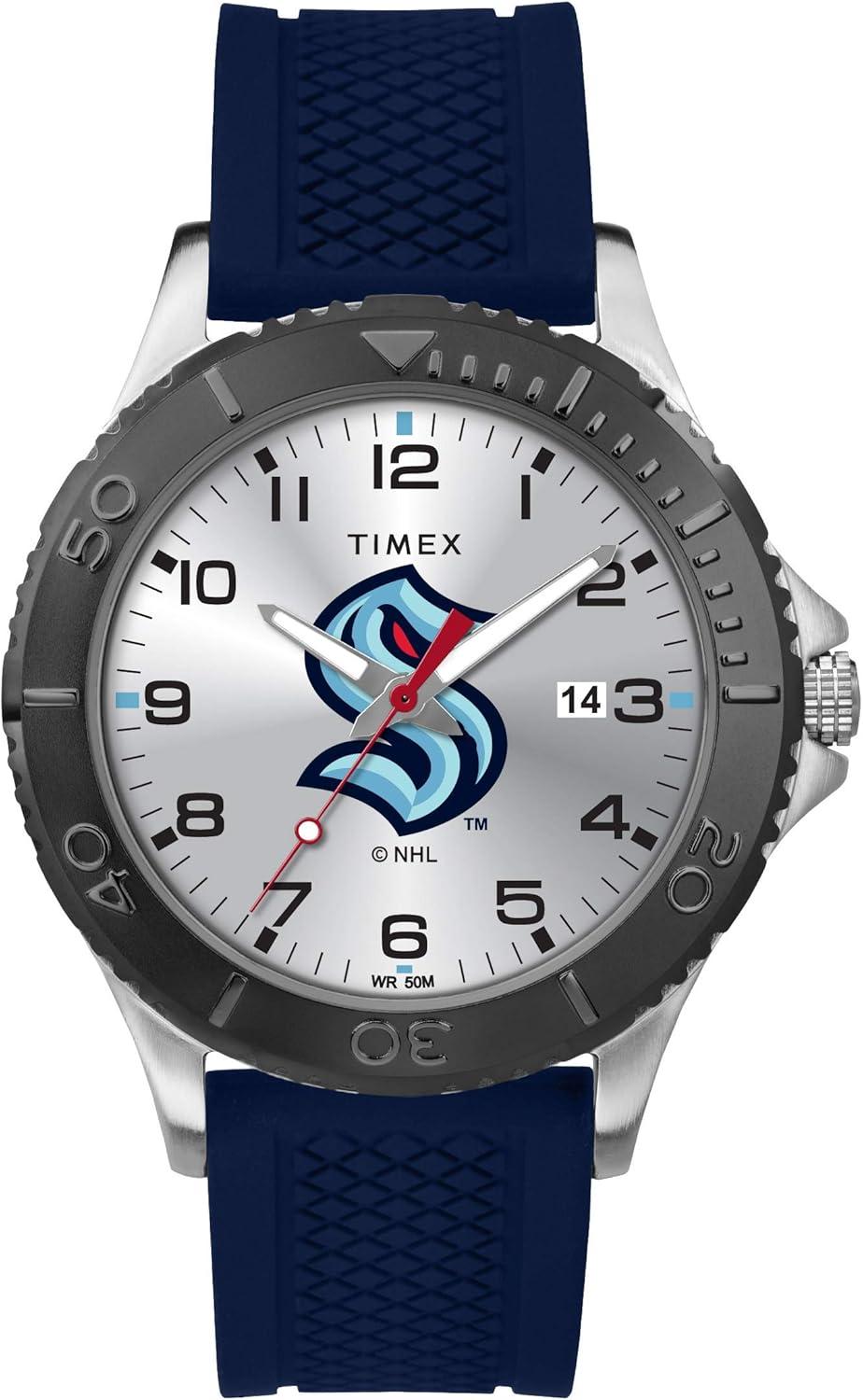 Timex Men's NHL Gamer 42mm Watch – Seattle Kraken Edition