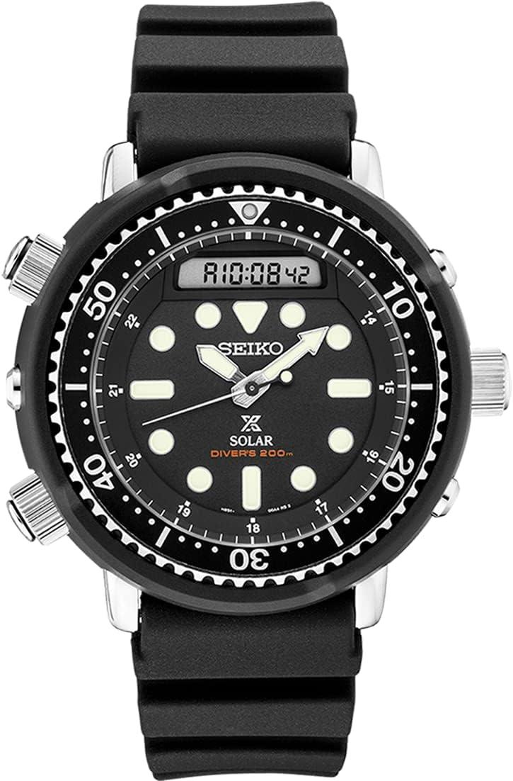 Seiko SNJ025 Hybrid Dive Watch for Men - Prospex Series