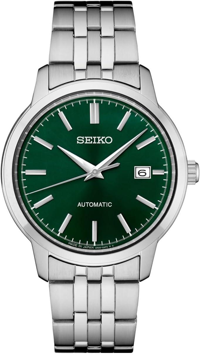 SEIKO Essentials SS Automatic Green Dial Men's Watch - SRPH89