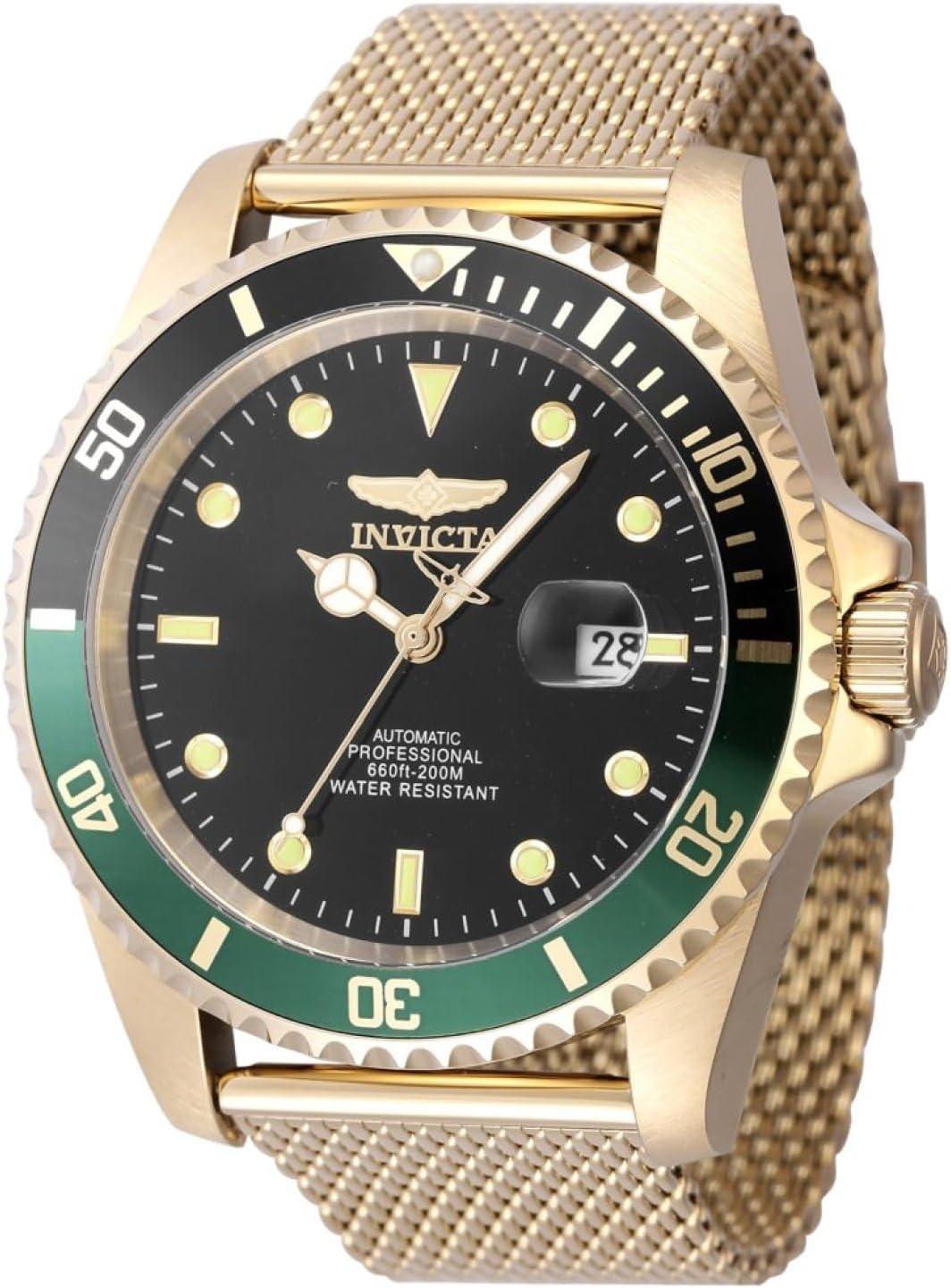 Invicta Pro Diver Men 47mm Stainless Steel Black Dial 8215 Automatic Watch