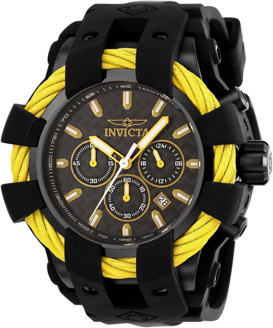Invicta Men's 23871 Bolt Analog Display Quartz Black Watch