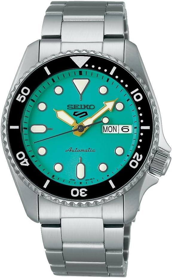 SEIKO 5 Sports SRPK33 10 ATM Water Resistant 38.0mm Vibrant Green Dial Automatic Men's Watch