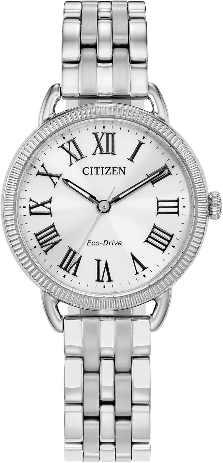 Citizen Ladies' Eco-Drive Classic Watch in Stainless Steel, Silver-Tone Dial
