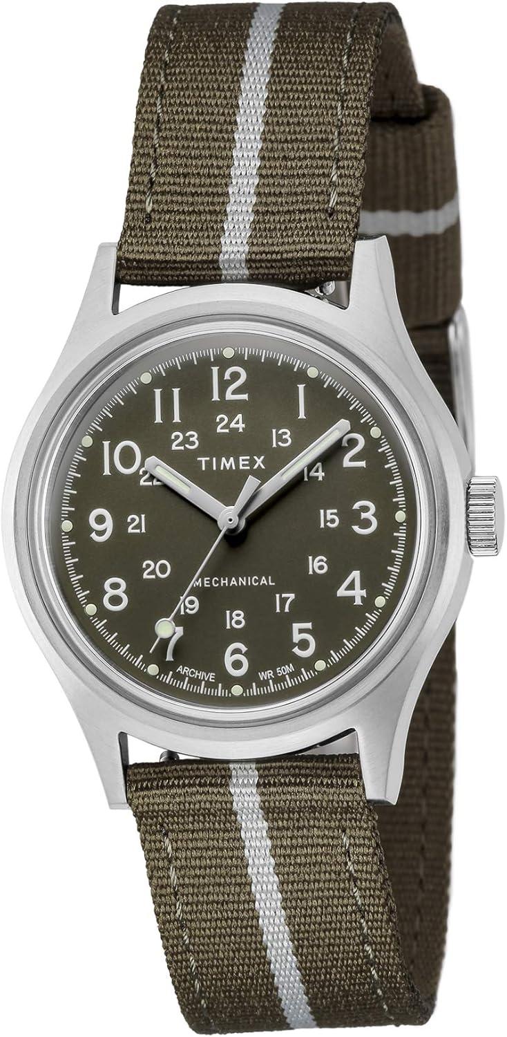 Timex MK1 Mechanical Camper TW2U69000 Watch Green