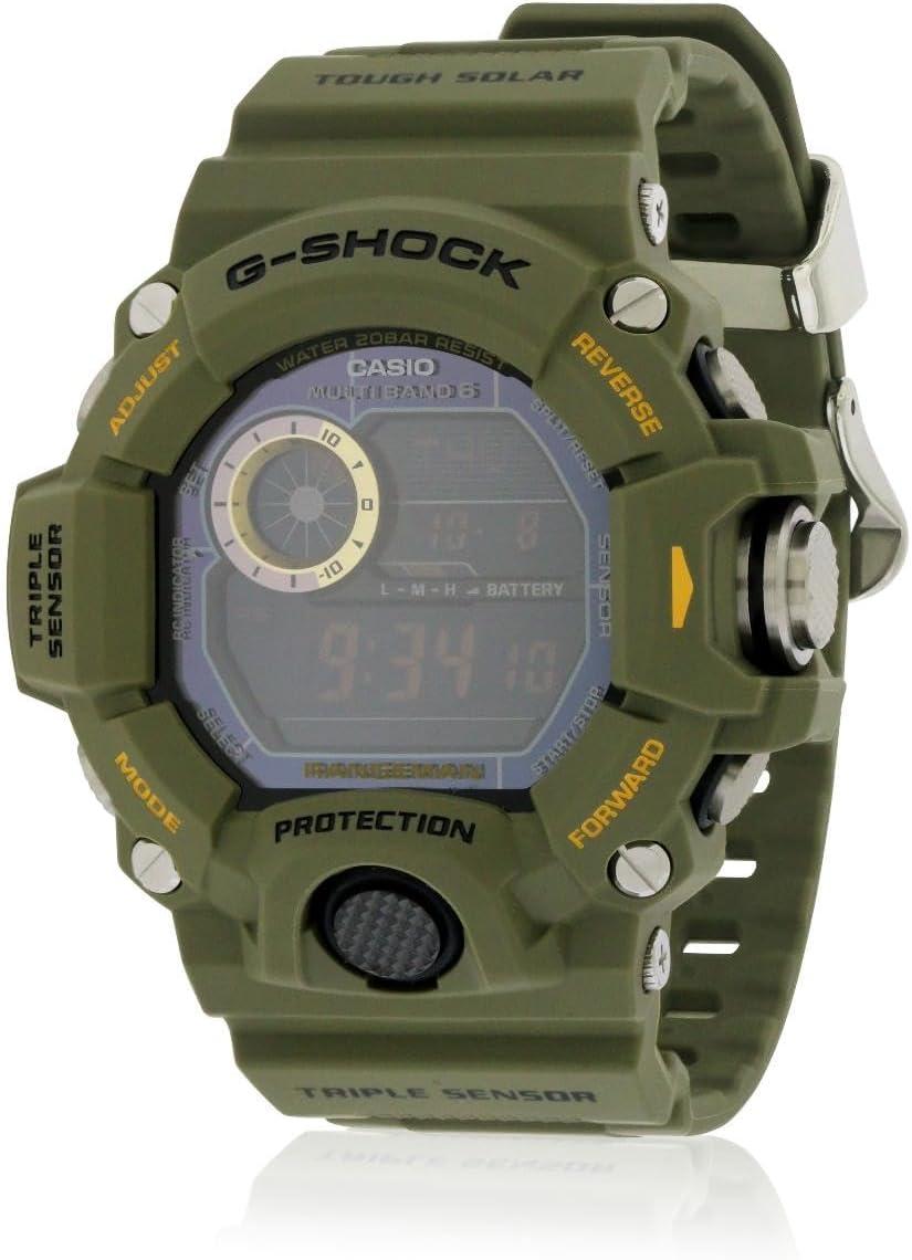 Casio GW9400-3CR Rangeman G-Shock Olive Solar Atomic Watch