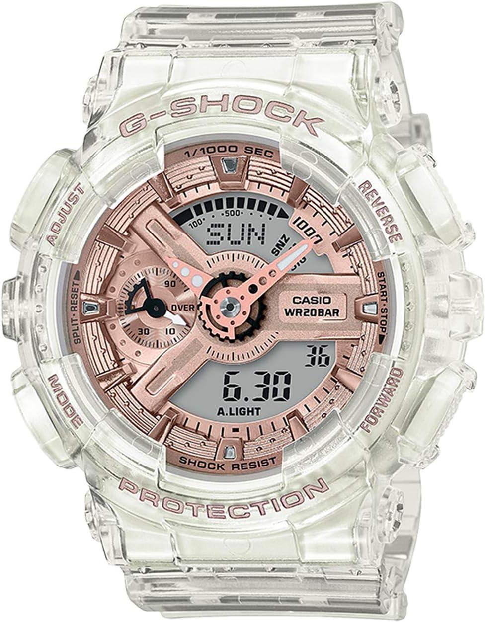 G-Shock GMAS120SR-7A Clear/Rose Gold Watch