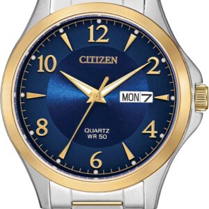 Citizen Quartz Men’s Watch, Stainless Steel, Classic, Two-Tone