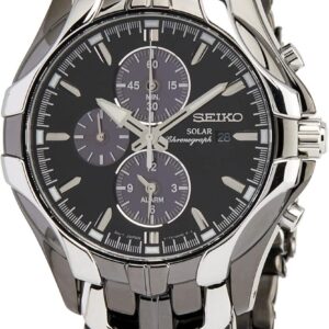 Seiko SSC139 Watch for Men – Analog, Solar Power, Stainless Steel