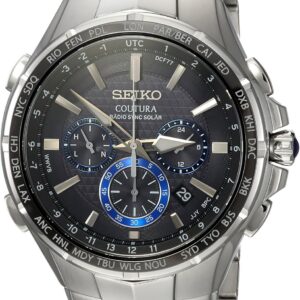 SEIKO Solar Chronograph Watch – Coutura Collection