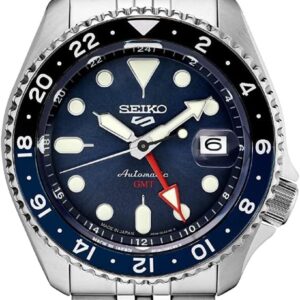 Seiko SSK003 5 Sports Men’s Watch Silver-Tone 42.5mm Stainless Steel