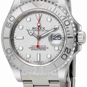 Rolex Yacht-Master Platinum Dial Steel and Platinum Men’s Watch 116622PLSO