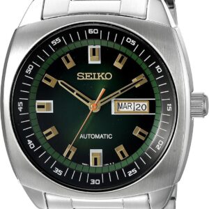 SEIKO Recraft Automatic Watch – Green Dial, Stainless Steel